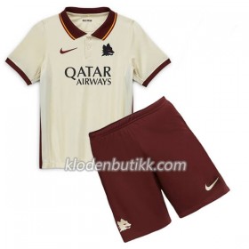 AS Roma Barn Bortedraktsett 2020-2021 Kortermet (+ Korte bukser)